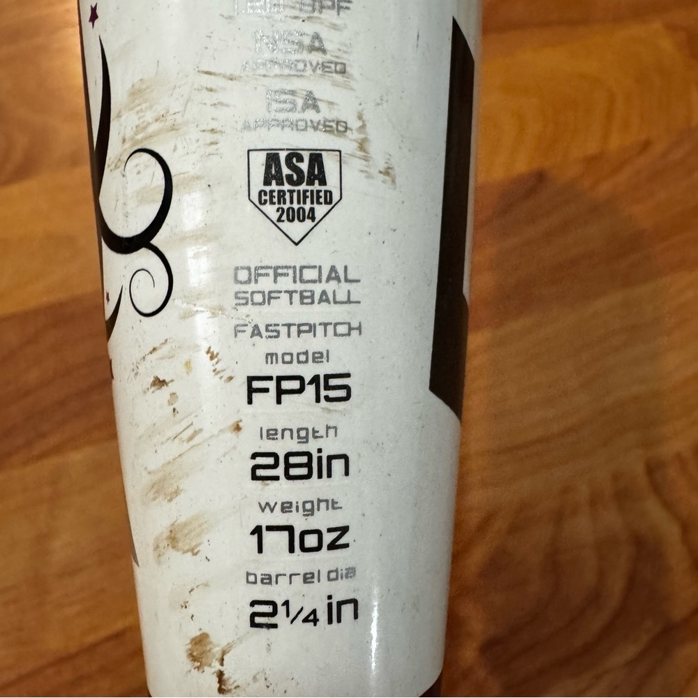 Vtg Easton Synergy Fastpitch Softball Bat Model FP15 28” 17 Oz 2 1/4” Barrel -11 - Picture 8 of 12